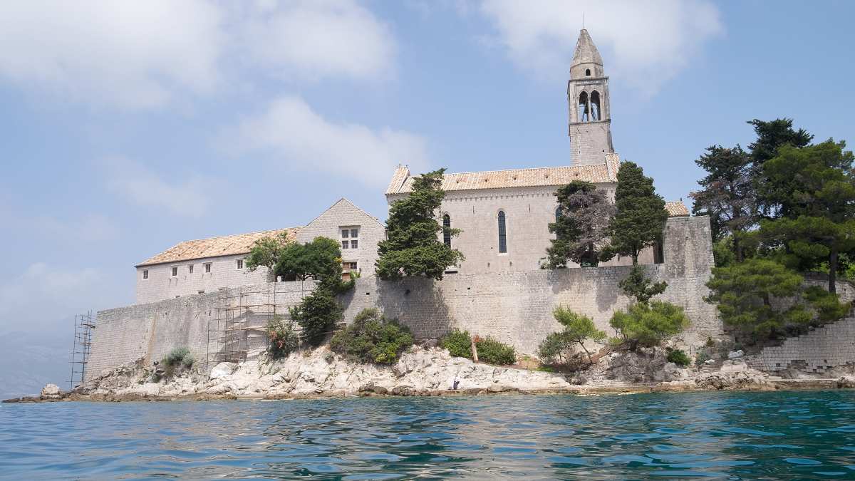 Church by the sea in Croatia
