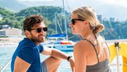 Couple Enjoying Corfu Island on a Sunsail Catamaran